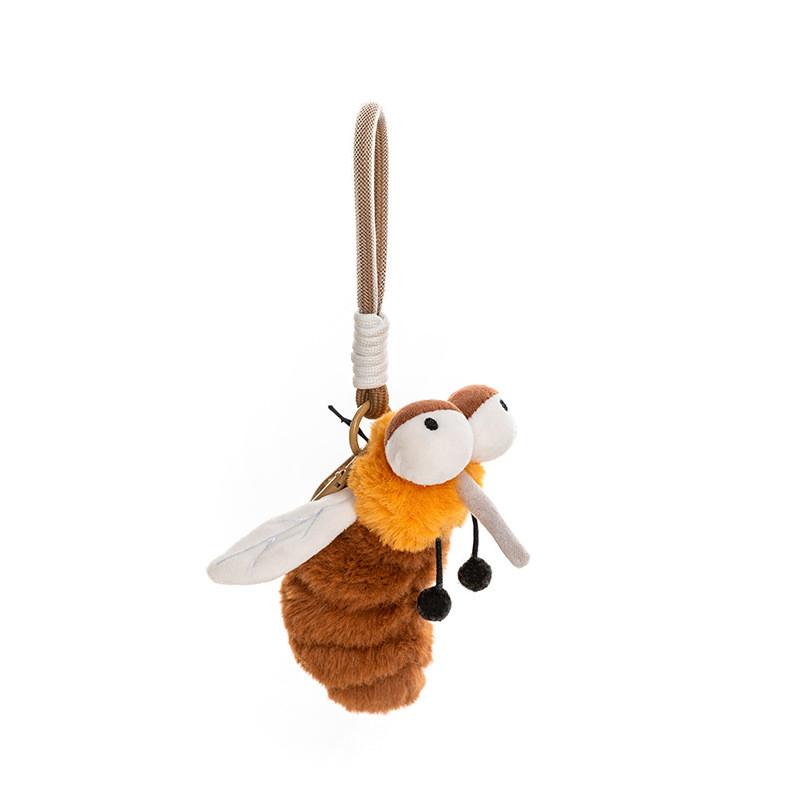 Plush Insect Keychain Toy For Backpack Decor Gift For Kids And Teens