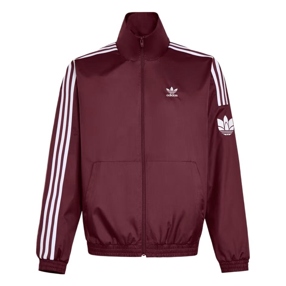 Adidas Originals Striped Stand Collar Long Sleeve Jacket Unisex Jackets KV8854 S