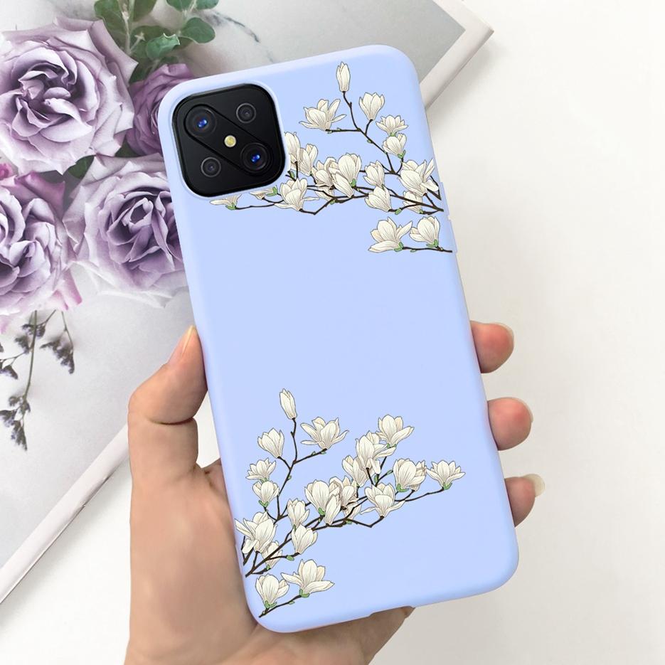 For Oppo Reno 4Z 5G Case CPH2065 Lovely Candy Painted Cover Soft Silicone Phone Case For Oppo Reno4 Z Reno4Z Fundas 6.57'' Coque