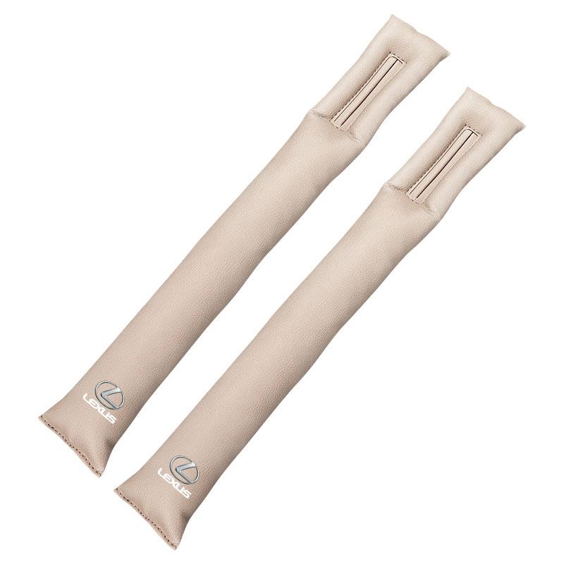 2Pcs Leather Car Seat Gap Filler Side Seam Plug Strip Accessories for Lexus 250 300 RX 300 350 US 200 GX 400 460 LX GS450H GS350