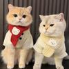 Winter Warm Puppy Dog Cat Scarf Cute Christmas Pet Accessories Small Medium Dogs Poodle Yorkshire Scarves Mascotas Products