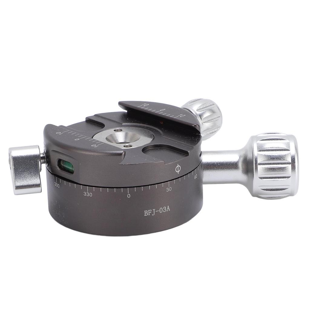 Panorama-Klemme mit Wasserwaage, Universal, Aluminiumlegierung, 360 Grad Drehung, Panorama-Aufnahmeklemme für Arca 3/8