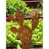 Vintage Farmhouse Iron Cactus Garden Fence Plant Theme Metal Art Decor for Easter Holiday