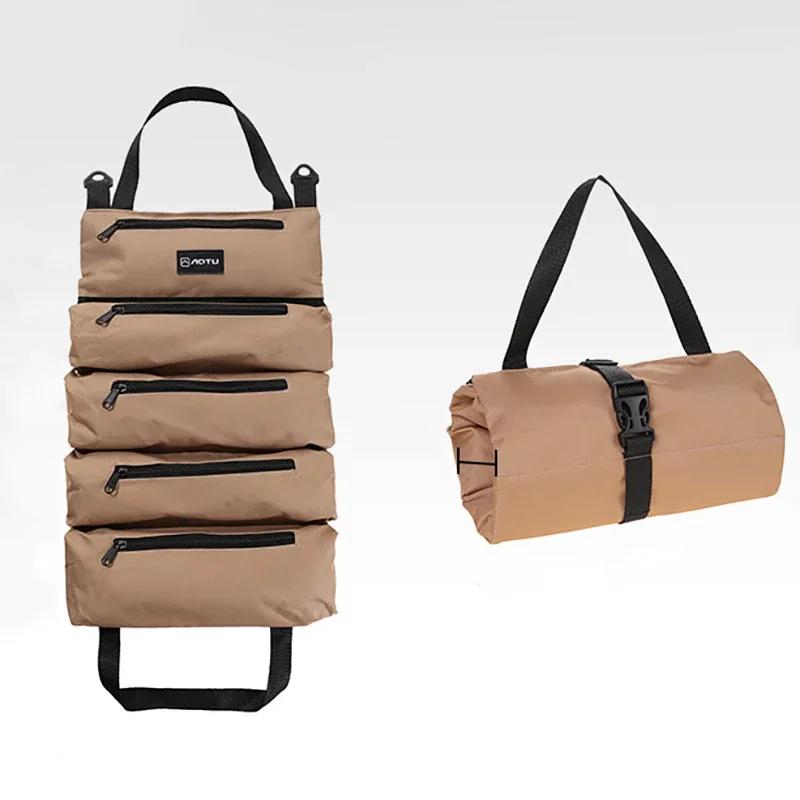 Víceúčelová brašna na nářadí Vysoce kvalitní profesionální vícekapesní hardwarové nářadí Pouzdro Srolovací přenosná brašna na drobné nářadí