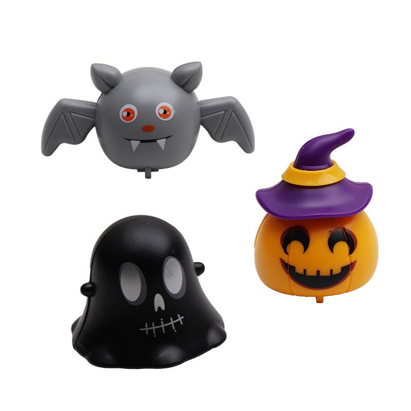 Childrens Halloween Pull Back Toy Car With Pumpkin Ghost Skeleton Bat For Kids Gift