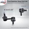 Sway Bar Front Stabilizer Bar End Link, Compatible With 2001-2005 Acura EL, 2002-2006 RSX, 2001-2005 Honda Civic, 2002-2006 CR-V, 2003-2011 Element,