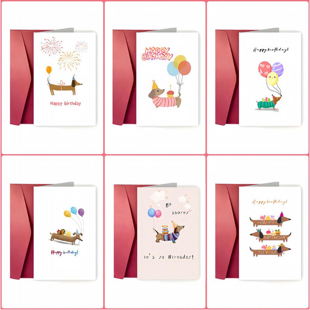 Hilarious Dachshund Birthday Card Hot Diggity Dog Funny Greeting for Him Her Cute Wiener Dog Gift for Pet Lovers Owners