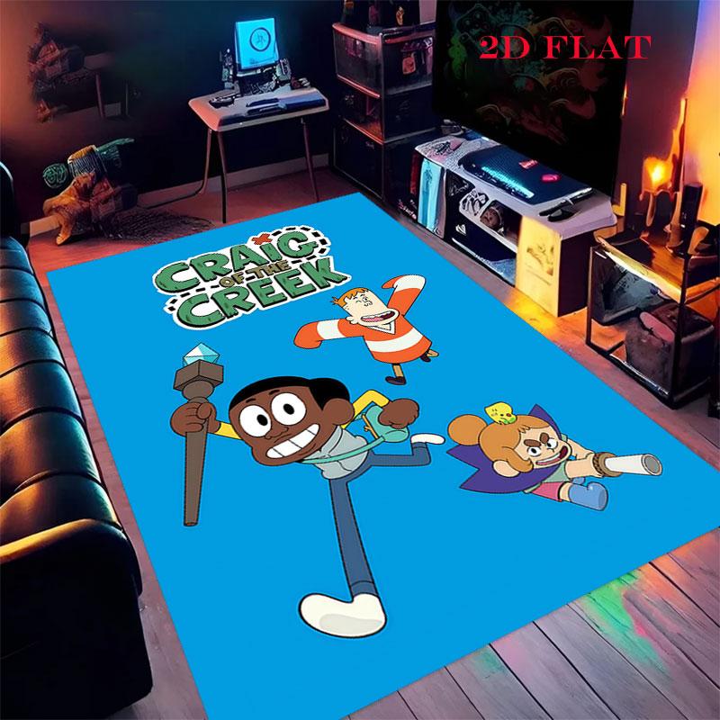 Creek Hideout Carpet Rug for Living Room Bedroom Home Sofa Decoration,Kids play Nonslip Floor Mat