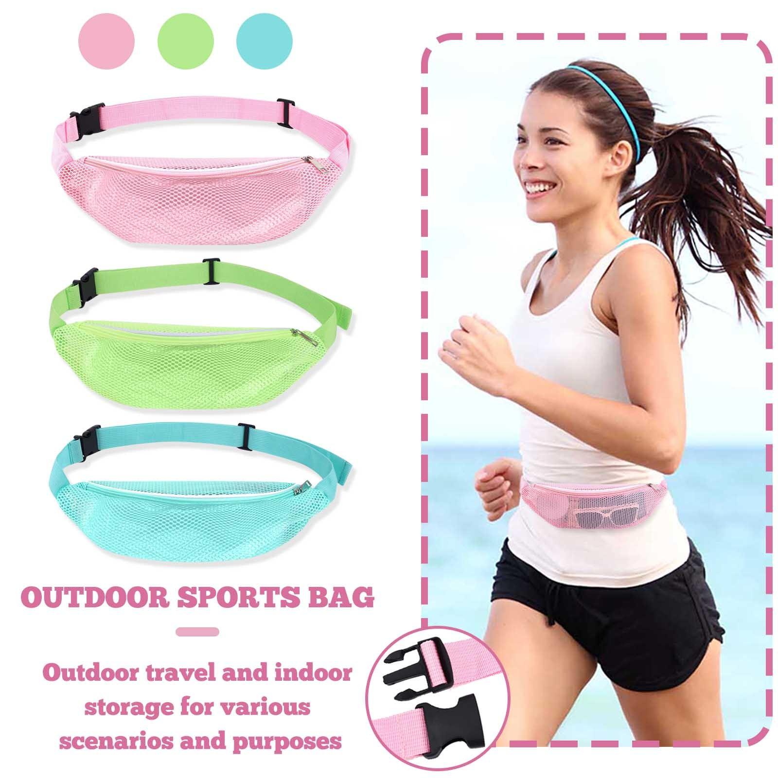 

Спортивная поясная сумка для спорта на открытом воздухе, пляжная сетчатая сумка через плечо, сумка для мобильного телефона, нагрудная сумка для мужчин и женщин, небольшая поясная сумка для бега, фитнеса