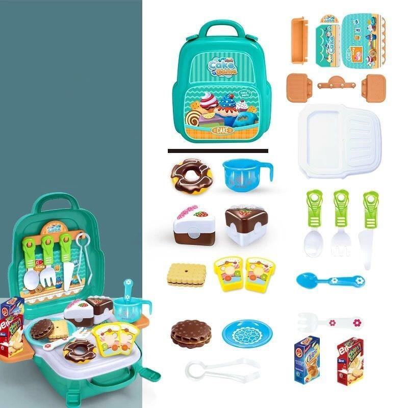 

Ящик для моделирования младенцев, развивающие детские игрушки, игровой домик для малышей, чемодан, унисекс, детские инструменты для ремонта, рюкзак, коробочный набор