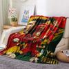 1PC Custom Name CR7 Patterned Flannel Blanket Suitable For All Seasons for Home Decor Warmth and Comfort Gifts Holiday Present -HE118