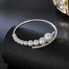 Pulsera de Moda con Pedrería y Perlas para Mujer de Aleación Ajustable Estilo Trendy para el Día a Día