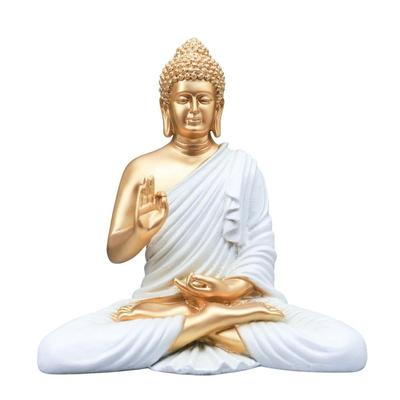 Latest Polymarble Meditating Buddha Idols for Home Decor/Buddh/Gautam Buddha Statue Lord Figurine/Murti Religious Gift Items