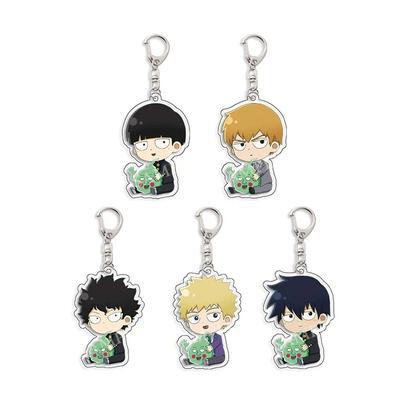 Cute Anime Acrylic Keychain Accessaries Cartoon Bag Pendant Creative Car Keyring Friends Gifts
