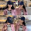 New Arrival: Bow Embroidery Women's Wide Brim Baseball Cap with Face-Shielding Duckbill
