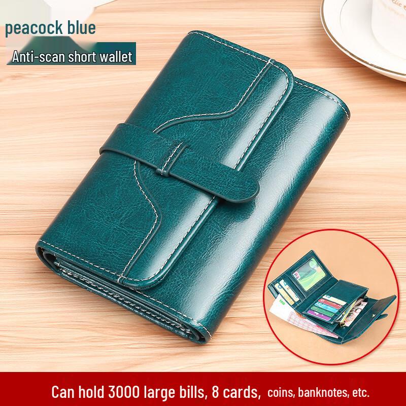 

GERUOLA Women s Soft Leather Trifold Wallet