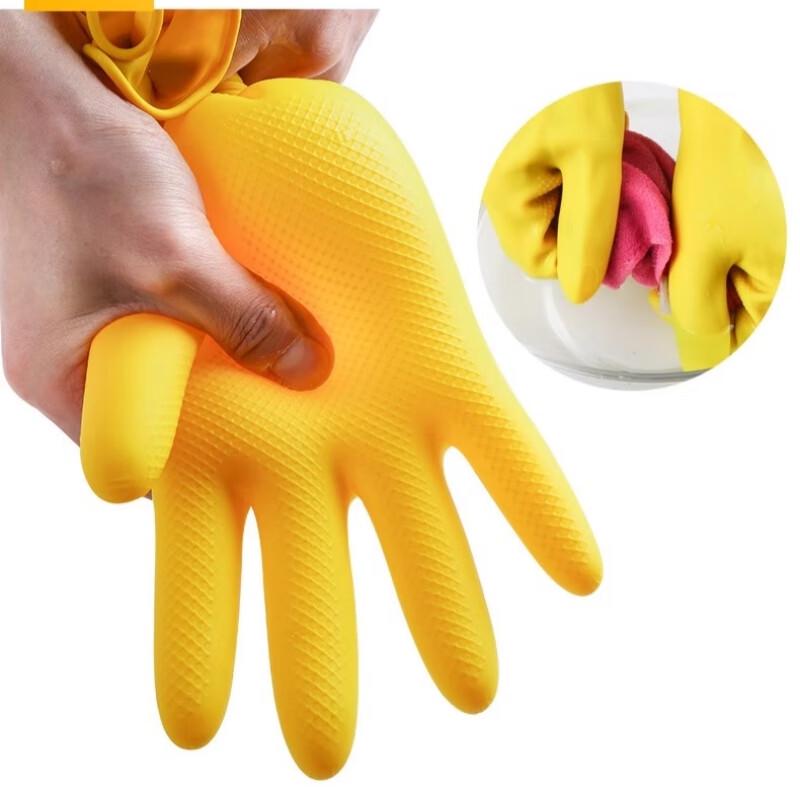 Durable Rubber Household & Work Gloves (10 Pairs)