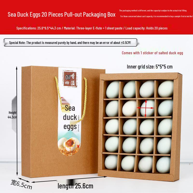 Kraft Paper Egg Packaging Box - Gift & Handheld (20, 30, 40, 60 pcs)