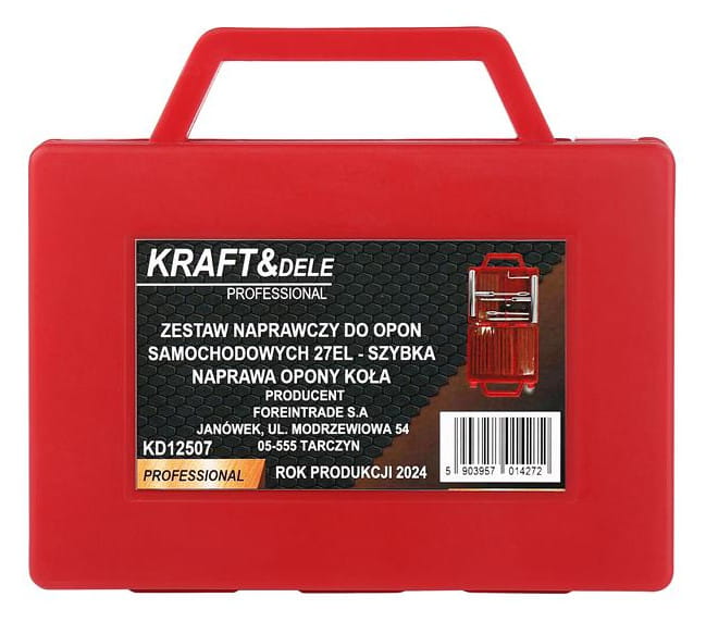 Zestaw Naprawczy Do Opon 27 Elementów | Kraft&Dele