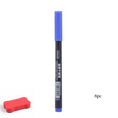 Zmazywalny pisak do tablicy białej 0,5 mm cienka końcówka czarny/niebieski/czerwony tusz marker do tablicy szkoła biuro sztuka pisanie artykuły papiernicze