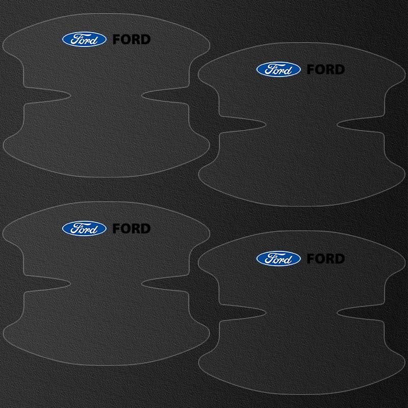 8Pc Transparent Car Door Handle Bowl Anti Scratch Protective Sticker For Ford Focus Mondeo MK1 MK2 MK4 MK3 Fiesta ST Line Kugo Transit Escape Explorer