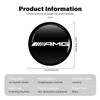 For Mercedes Benz Car Remote Key Sticker Aluminum Emblem Decoration Decal AMG A B C E S G Class A180 CLK CLA GLE GLC W212 C200