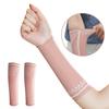 1 par sportarmband Stretchigt Andningsbart Svettabsorberande Handledskompressionshylsa Män Kvinnor Volleyboll Basket Tennis Stickad Handledsortos