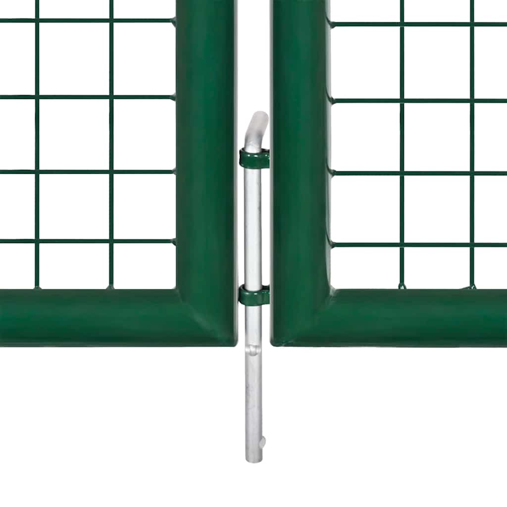 Steel Mesh Garden Gate 400 X 75 Cm Green