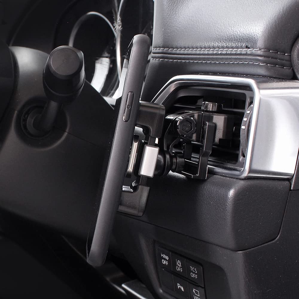 Tsuchiya Yac MAGPITTO Air Conditioner Type Car Interior Accessories ZE-65 2, Black/Silver,