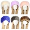 Outdoor Snow Earwarmer Girl Faux Fur Headband Fur Faux Women Winter Hats Fluffy Russian Caps