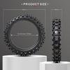 10inch Motorcycle Tire 2.50-10 Front Rear Wheel Tire Outer Tyre with Inner Tube for Motocross Dirt Pit Bike