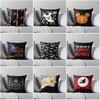 Halloween Fun Pumpkin Fear Decoration Home Pillowcase Cushion Cover Autumn Modern Living Room Sofa
