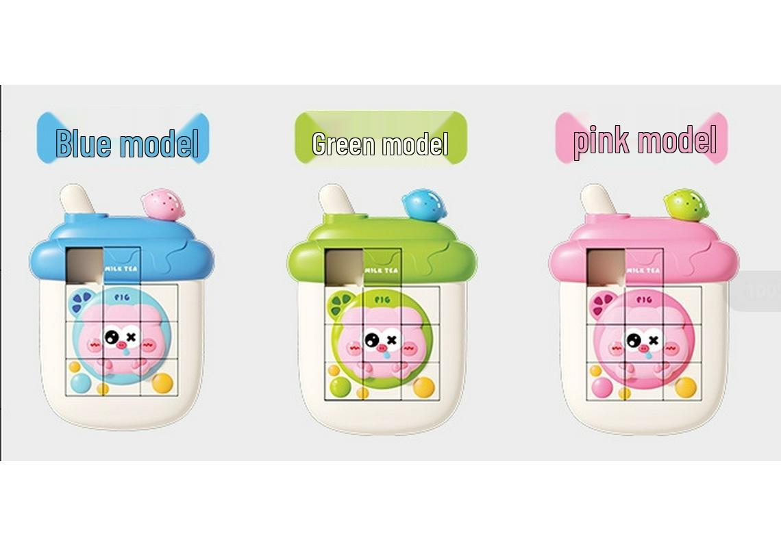 Children s Cartoon Animal Huarong Dao 3D Puzzle: Educational Sliding Toy