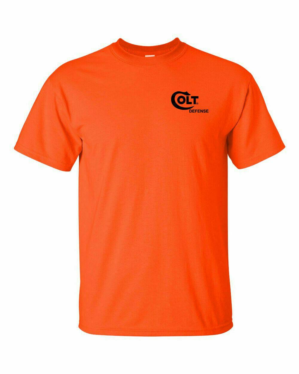 26 Colt Defense Black Chest Logo T Shirt 2nd Amendment Pro Gun Rights Rifle Pistol Unisex T-Shirt M