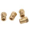 4Pcs RC Brass Coupler Extension Wheel Hub Combiner Coupler for WPL RC Car Replacement Repair