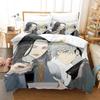 New 3D Anime Tokyo Revengers Bedding Set Printed Bed Set With Pillowcase Bed Duvet Cover Soft Queen King Size Bedclothes Home
