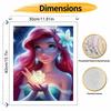Disney animation digital oil painting Ariel Princess diy handpainted coloring painting home decoration, custom paint by numbers set
