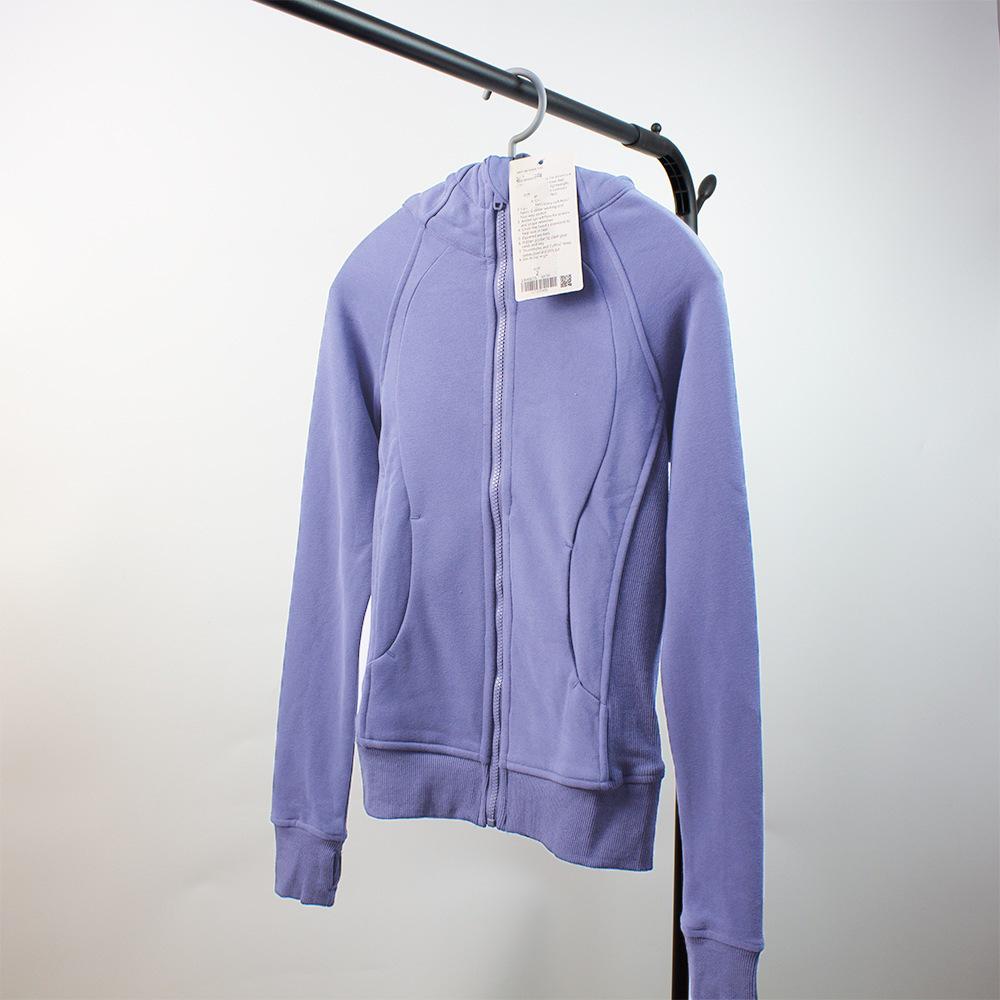 

Женская повседневная спортивная толстовка с капюшоном - осенне-зимняя велюровая куртка на молнии S / Size 2