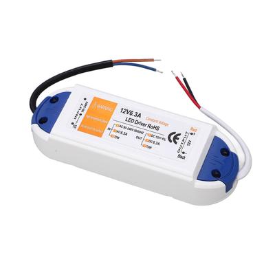 Sterownik LED 6.3A 72W AC90?Transformator zasilający 240V na 12V do oświetlenia LED, taśm LED, żarówek LED
