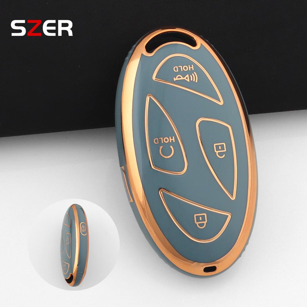 TPU Auto-Fernbedienung Smart Key Hülle Schale für Hyundai IONIQ 6 New Grand Prix GN7 Kona 5 7 Tasten Geschützter Halter Keyless Fob