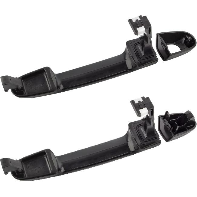 Front/Rear + Left/Right Outer Exterior Door Handle with Keyhole Exterior Door Handle Without Keyholes for Hyundai Elantra 2006 2007 2008 2009 2010