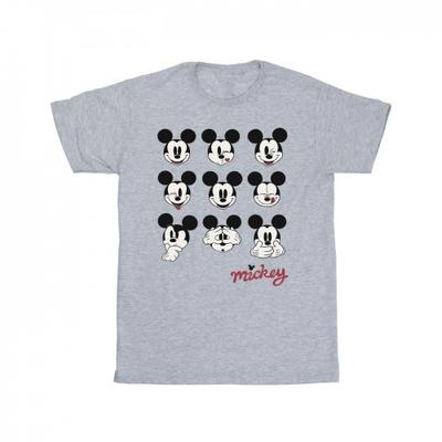 Boys Mickey Mouse Many Faces T-Shirt