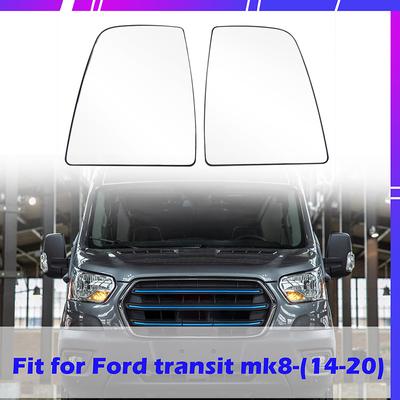 Rijmend 1 Paar Onverwarmd Zijspiegelglas Spiegel Lens Geschikt Voor Ford Transit MK8 2014 - Auto
