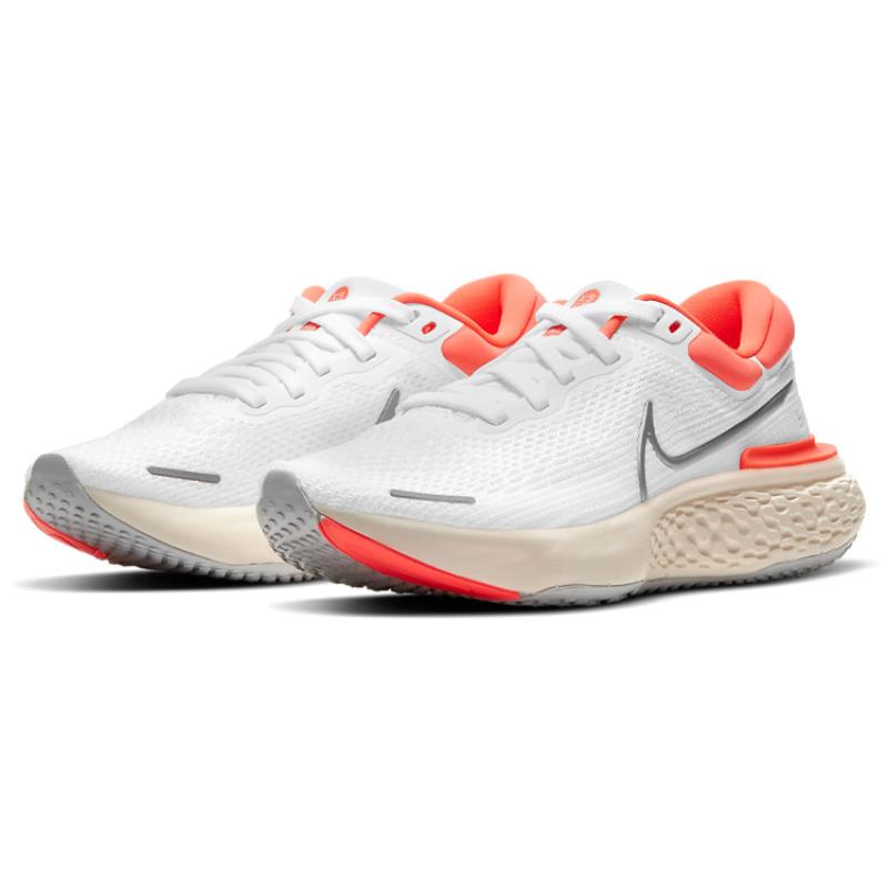 Nike ZoomX Invincible Run Flyknit White Bright Mango Women's Sneakers casual CT2229-100