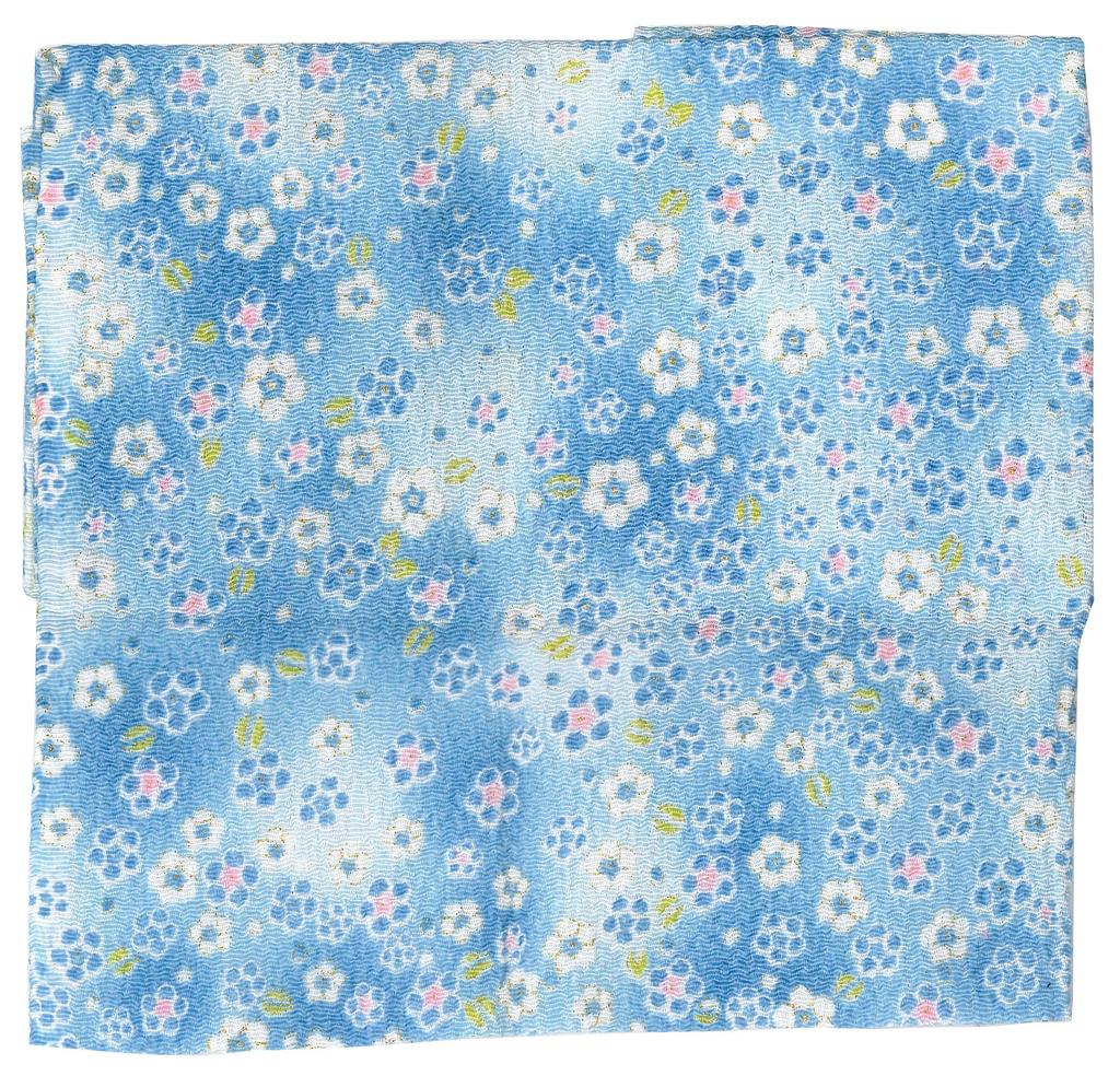 INAZUMA Kyoto 23cm X Plum 1 Craft Supplies Chirimen, Patterned, Gold, Approx. 33cm, Blossom, Sheet, C127-DG,