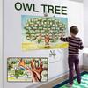 40 x 60cm Family Tree Canvas Fill In Blank Genealogy Chart Wall Art Fillable Family History Poster