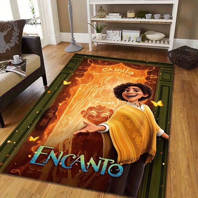 1 peça Tapete de Área com Padrão Encanto Tapete de Chão Macio de Flanela para Sala de Estar, Escritório, Quarto e Carpete, Tapete de Chão para Mesa de Centro de Sofá