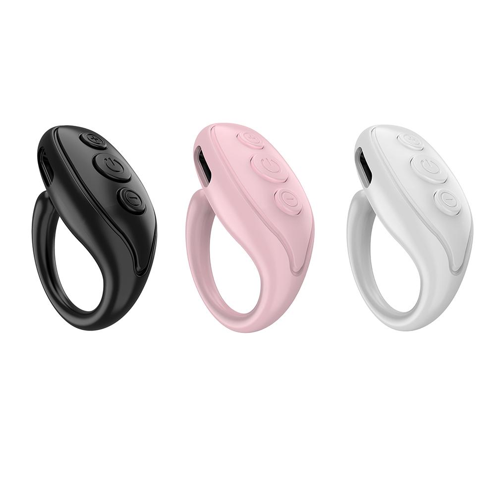 Smart Bluetooth-compatible V5.3 Remote Control Wireless Ring Controller Portable Automatic Page Turner Browsing for Mobile Phone