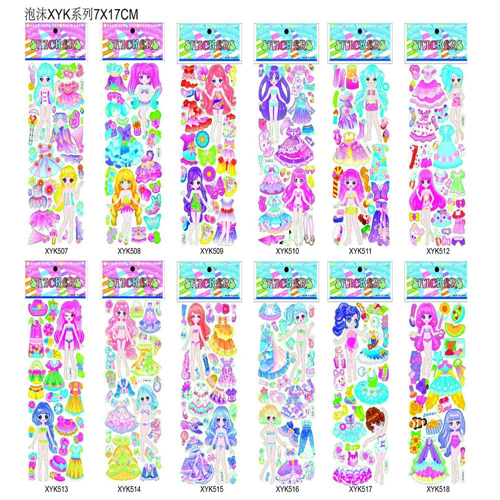 20 ks oslavenky pro děti narozeniny, chlapce a dívky Kreslené samolepky Dětské samolepky 3D Pinata náplně do tašek Dárek