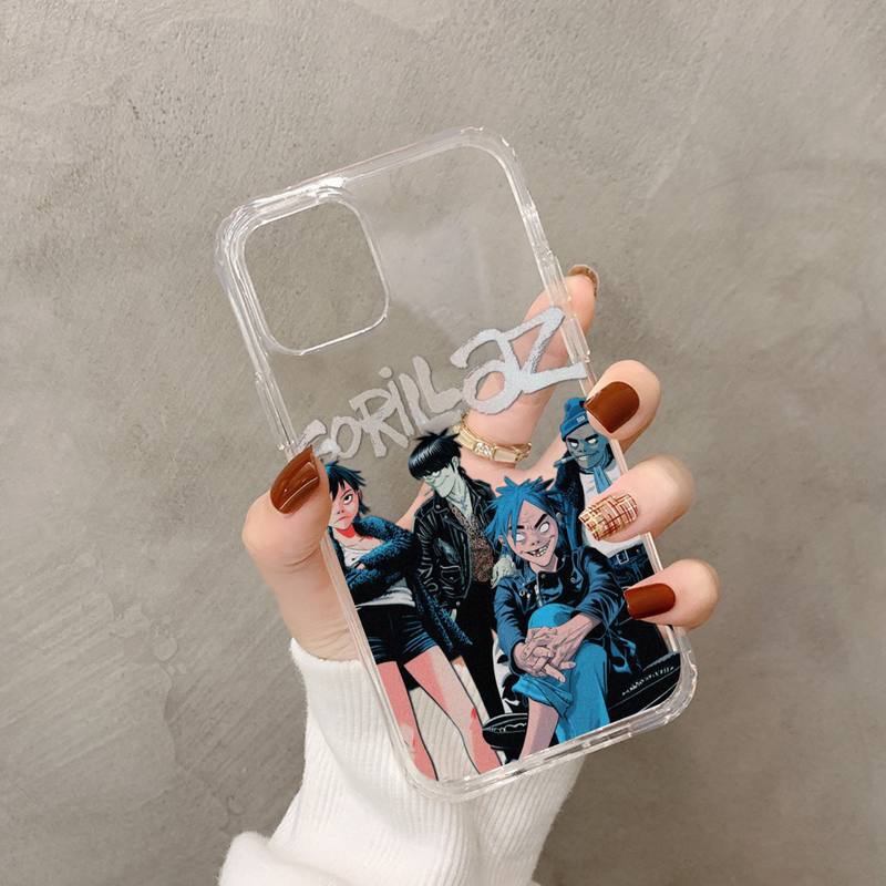 Gorillaz Phone Case for iPhone 11 12 13 mini pro XS MAX 8 7 6 6S Plus X 5S SE 2020 XR case
